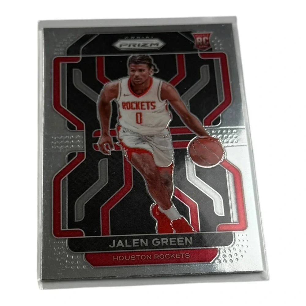 2021-22 Panini Prizm Jalen Green Houston Rockets RC 306 Silver Prizm Rookie Card